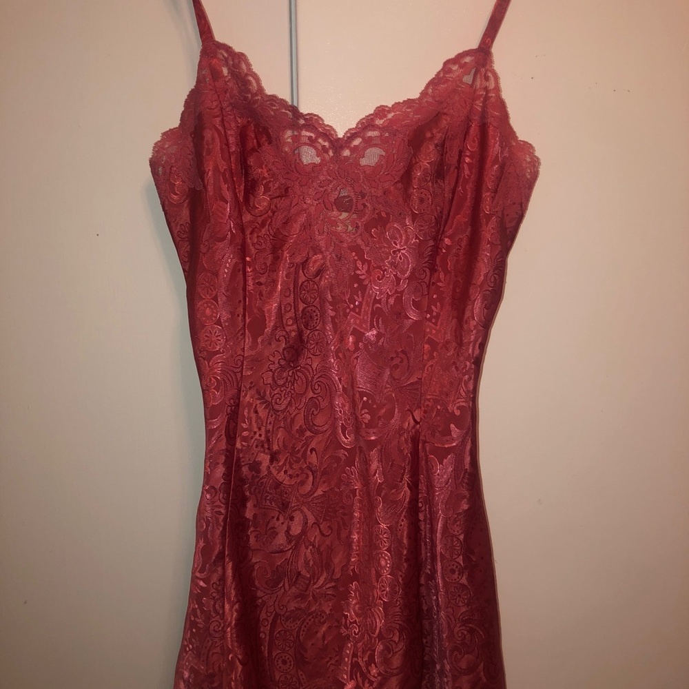 Victoria’s Secret VINTAGE Pink Lace Slip Lingerie